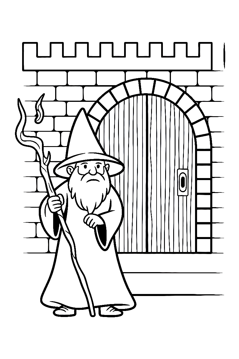 wizard castle entrance coloring pages wizard castle entrance coloring pages