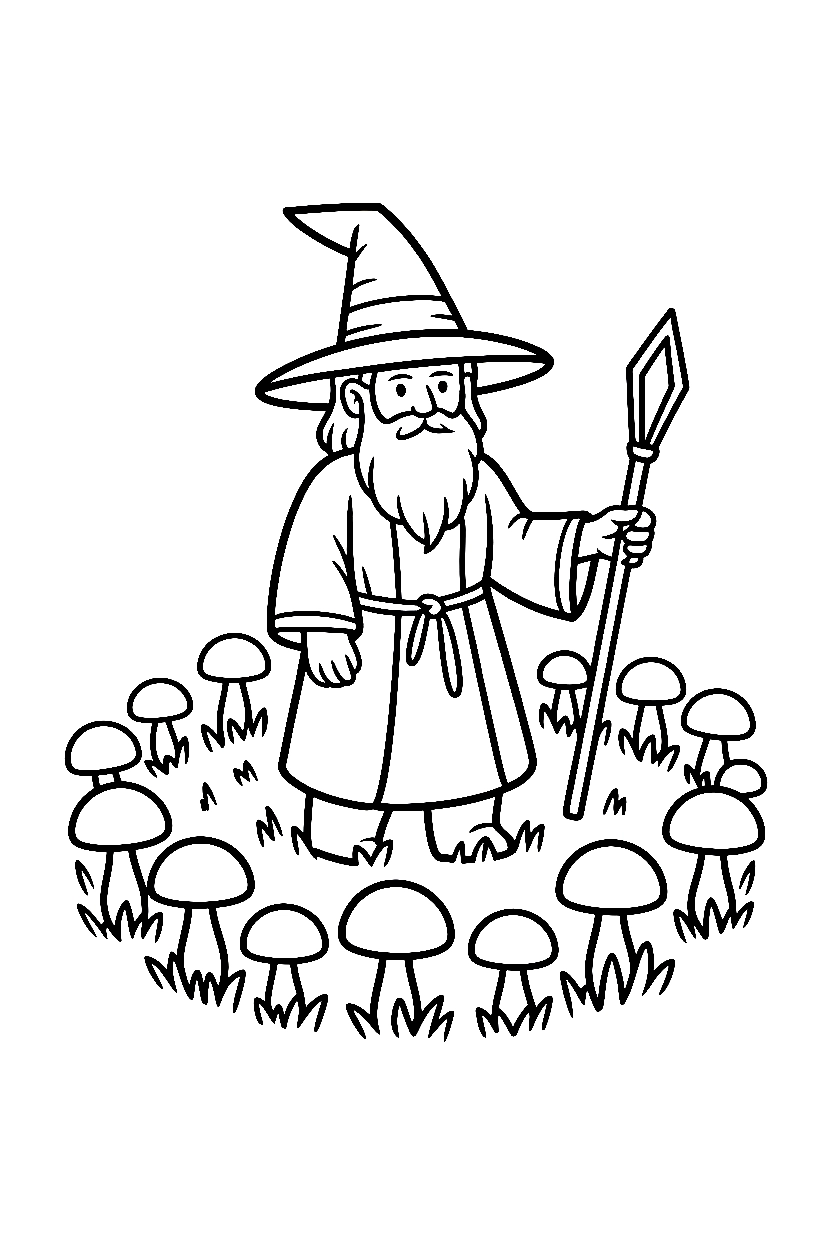 wizard meadow mushroom circle coloring pages wizard meadow mushroom circle coloring pages