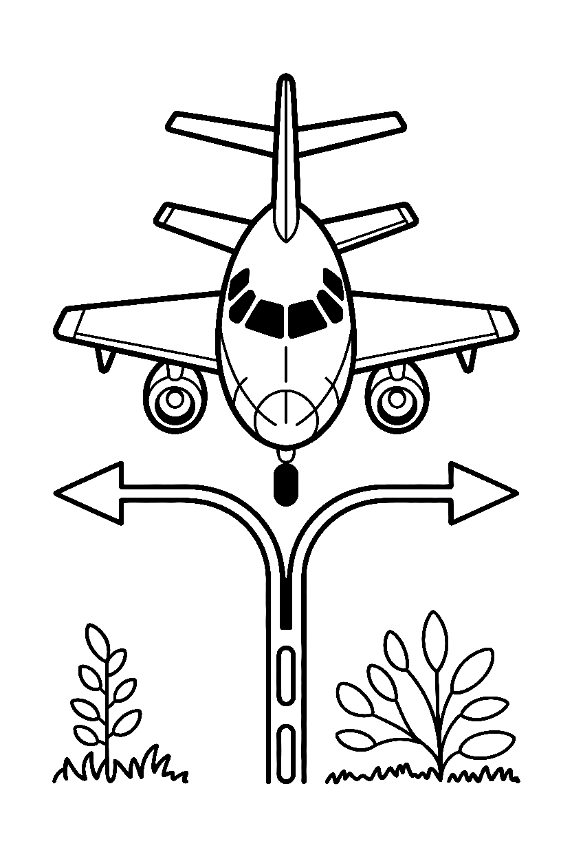 arranging jet taxiway printable sheet