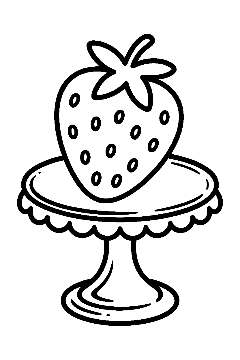 cake stand display printable sheet