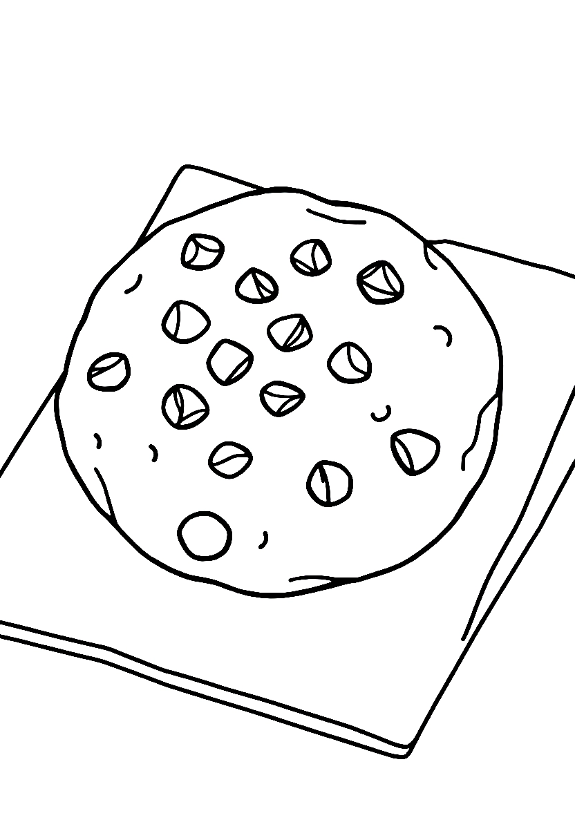 Cookie Coloring Pages