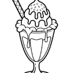 Ice Cream Coloring Pages