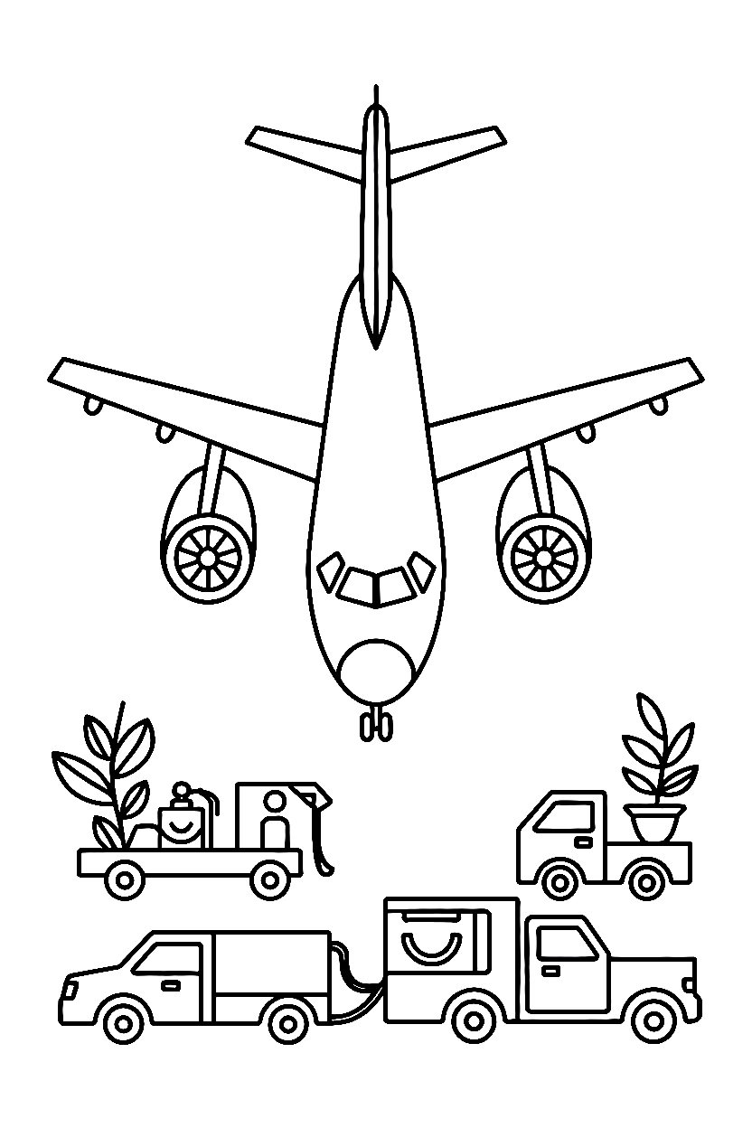 resting jet apron area drawing
